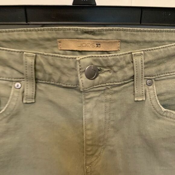 Joe's Jeans Military Green Knee Holes Skinny Ankle - Picture 4 of 10
